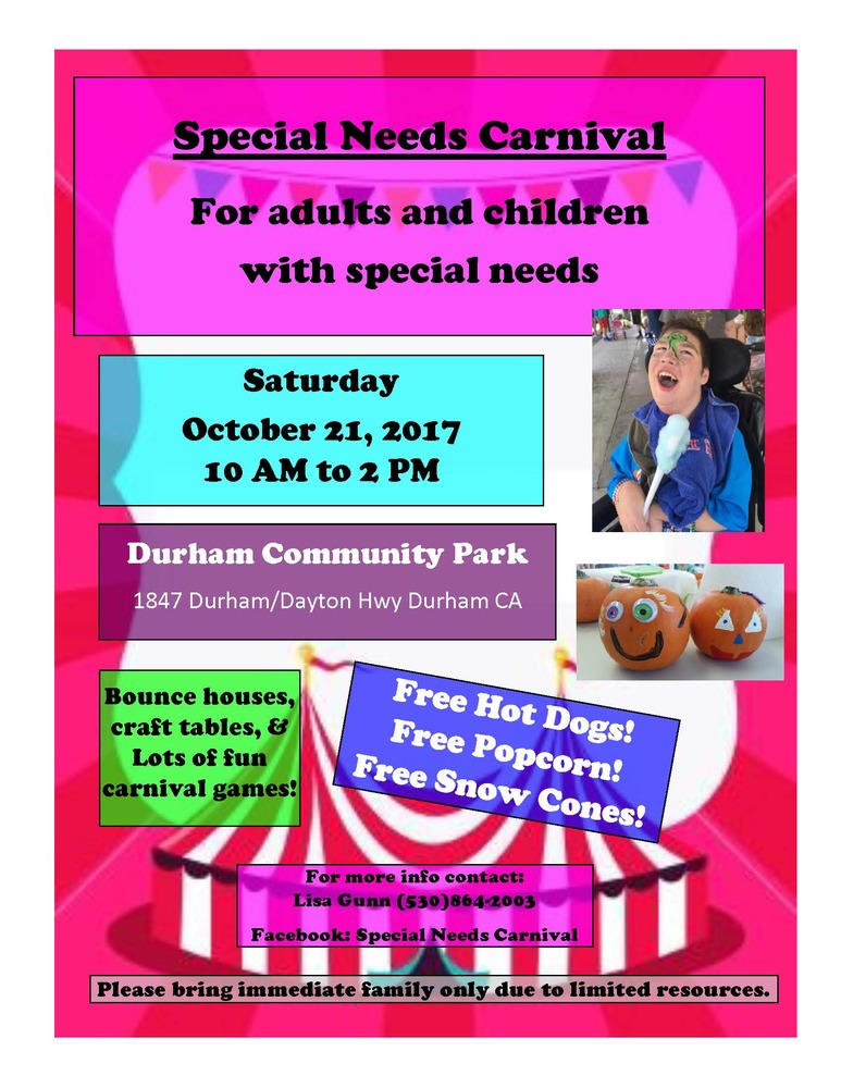 Special Needs Carnival