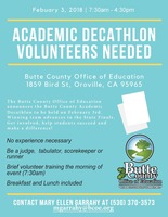 Volunteers Needed - Academic Decathlon