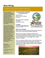 Now Hiring Deaf and Hard of Hearing (DHH) teachers and interpreters