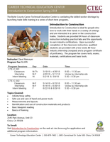 Introduction to Construction Spring 2018