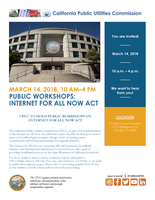 Broadband for All Workshop In Oroville March 14, 2018