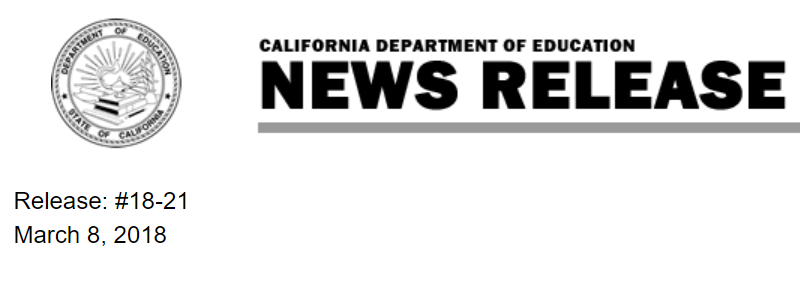 California Teachers of the Year Join Torlakson in Open Letter Opposing Trump's Efforts To Arm Teachers