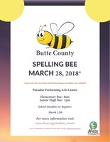 Butte County Spelling Bee - March 28th