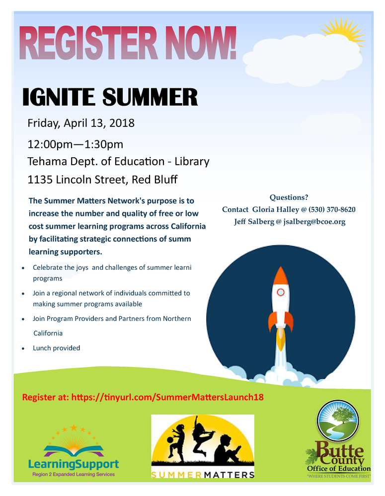 California Summer Matters Network Launch