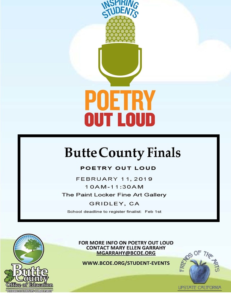 Poetry Out Loud Competition - Registration Deadline