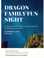 Sept. 19 Dragon Family Fun Night