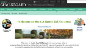 California rural education network launches to help isolated teachers share resources -- #CARuralEd #ButteCOE