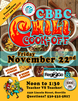 Friday November 22nd Chili Cook Off!