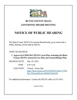 Butte County SELPA Governing Board Meeting
