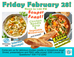 Souper Feast! Friday Feb 28th!