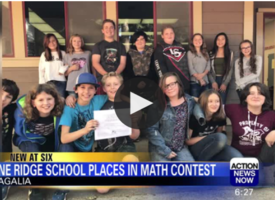 Pine Ridge Elementary Places Third in Nation-wide Math Contest