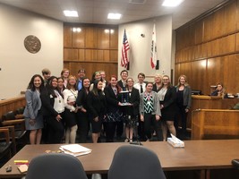 High Schools face off in the Courtroom