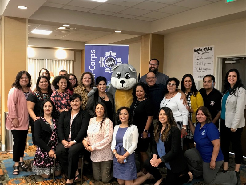 Chewy the Squirrel Visits CA Mini-Corps Coordinators