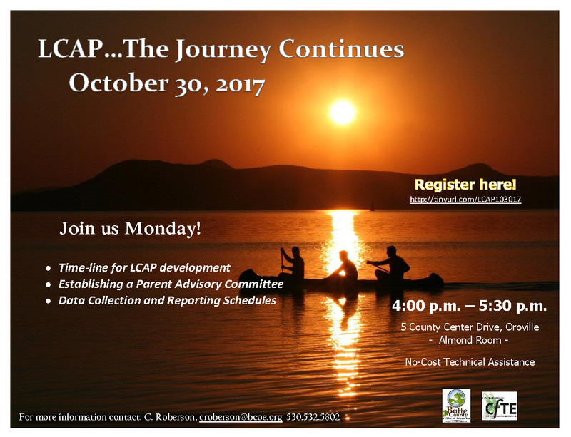 LCAP ... The Journey Continues - Oct. 30, 2017
